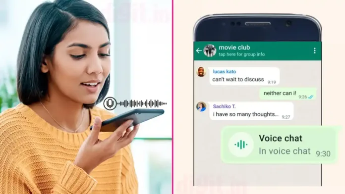 WhatsApp Voice Chat Feature